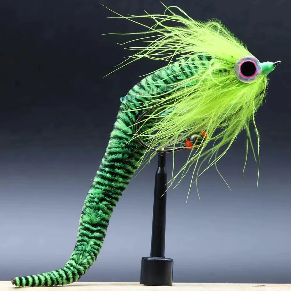 Ellllv Magnum mosca de agua salada multicolor para lucio muskie - imagen 5