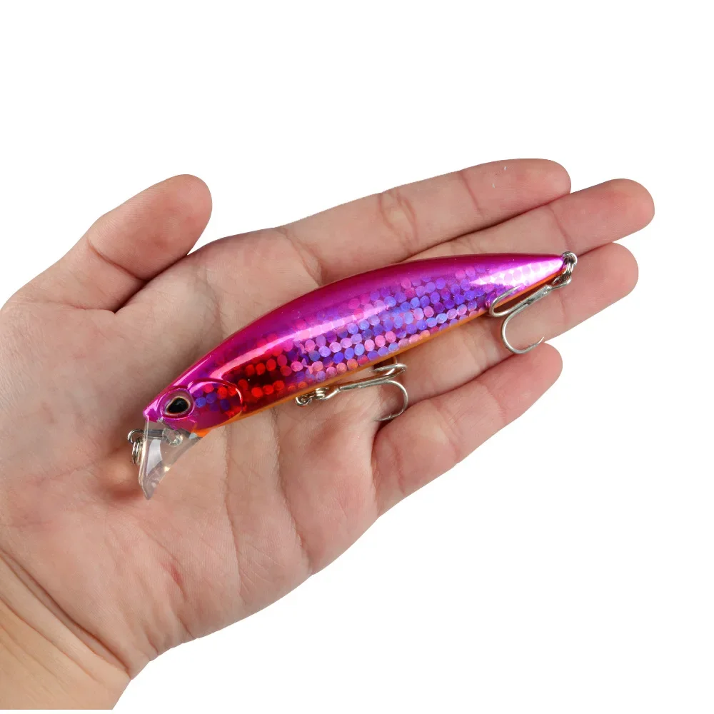 Señuelos de Pesca de pececillo de hundimiento pesado, 105mm, 30g, cebo duro Artificial de fundición larga, Wobbler para Lucio, Swimbait, Jerkbait, 1 ud. - imagen 4