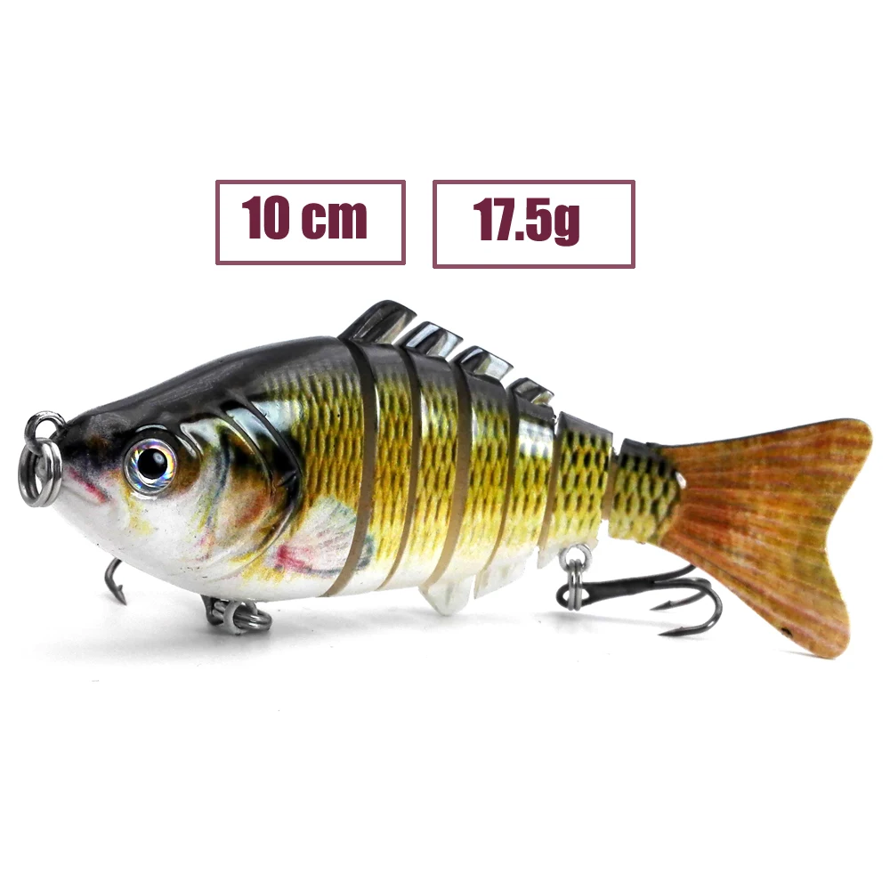Este señuelo de pesca tiene 10 cm de largo y pesa 17