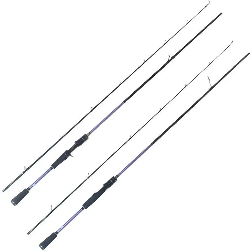 Mavllos YUELAN caña de pescar de lubina 1,90 m-2,70 m señuelo 7-25g línea 6-18 Lb M punta acción rápida caña de pescar de carbono de agua salada - imagen 3