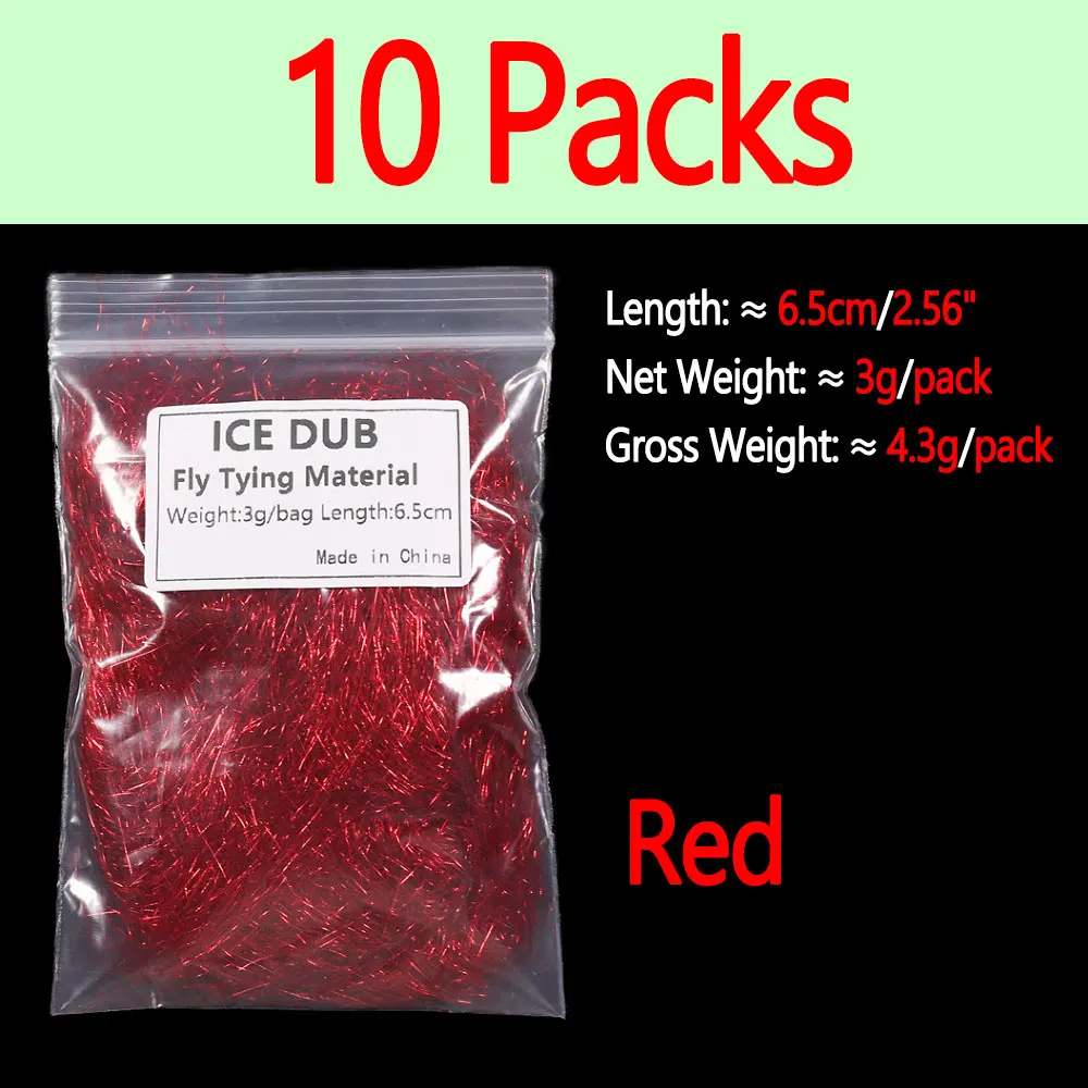 10 Packs Red