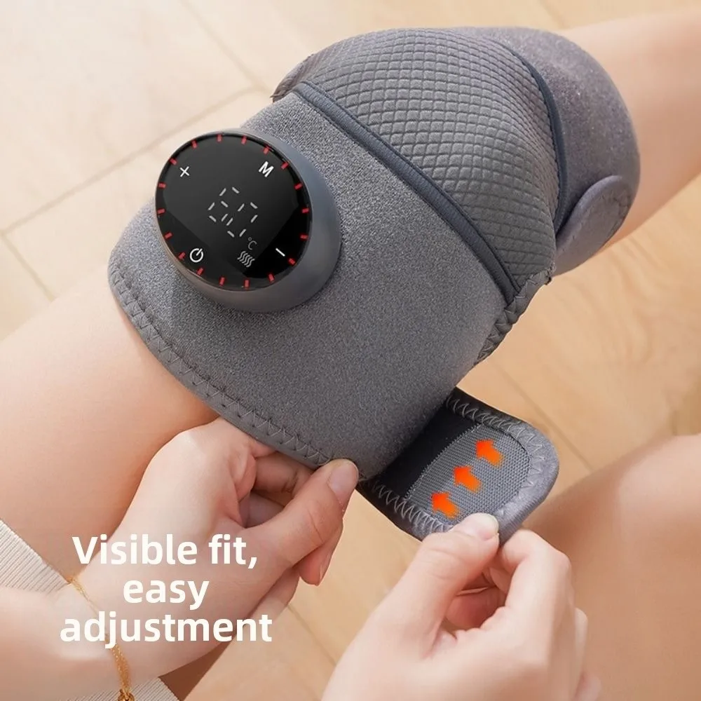 New Deep Muscle Relief Electric Knee Massager 3 Modes 5 Temp Levels Cordless Massager Breathable Heat Shoulder Elbow Massager - imagen 4