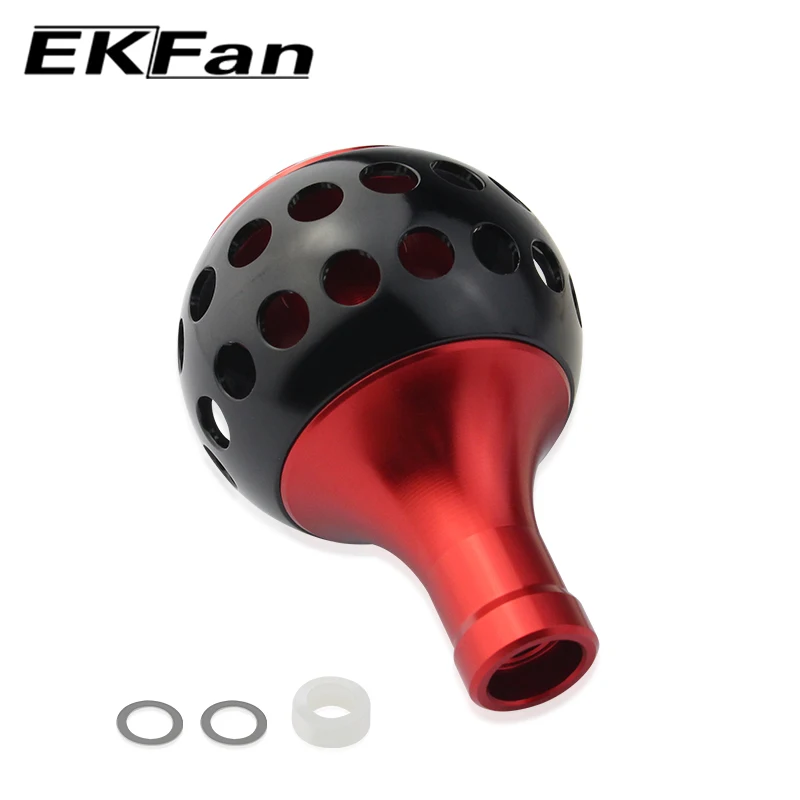 EKFan-carrete de pesca de aleación de aluminio, perilla de mango de 38MM, adecuado para fundición de cebo y carrete giratorio, piezas de accesorios, 1 unidad - imagen 3