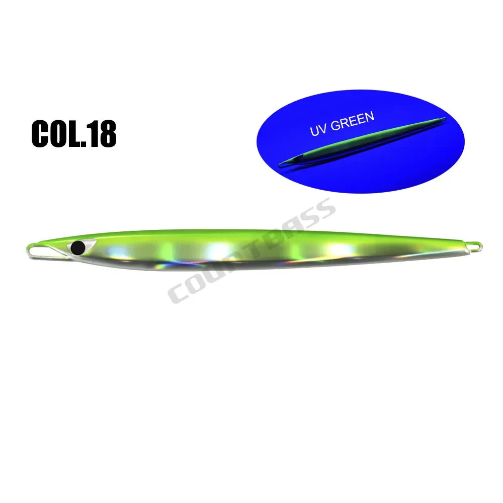 Countbass Lure Jigging profundo metal Cebo luminoso salado 80‑175 g - imagen 4