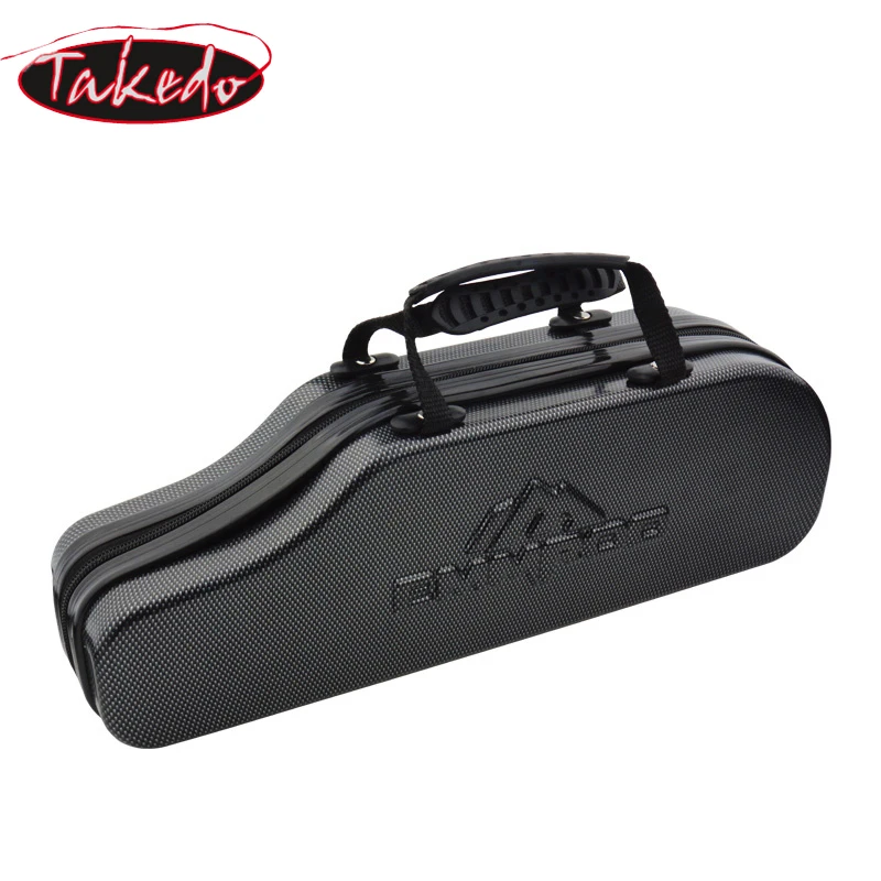 TAKEDO FQ 55CM caña de pescar portátil mango de caña de pescar Mini caña de viaje barco cañas de pescar en hielo - imagen 5