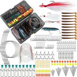 Kit Pompano Surf con Señuelos Bucktail y Accesorios