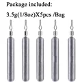 5pcs 3.5g sinkers