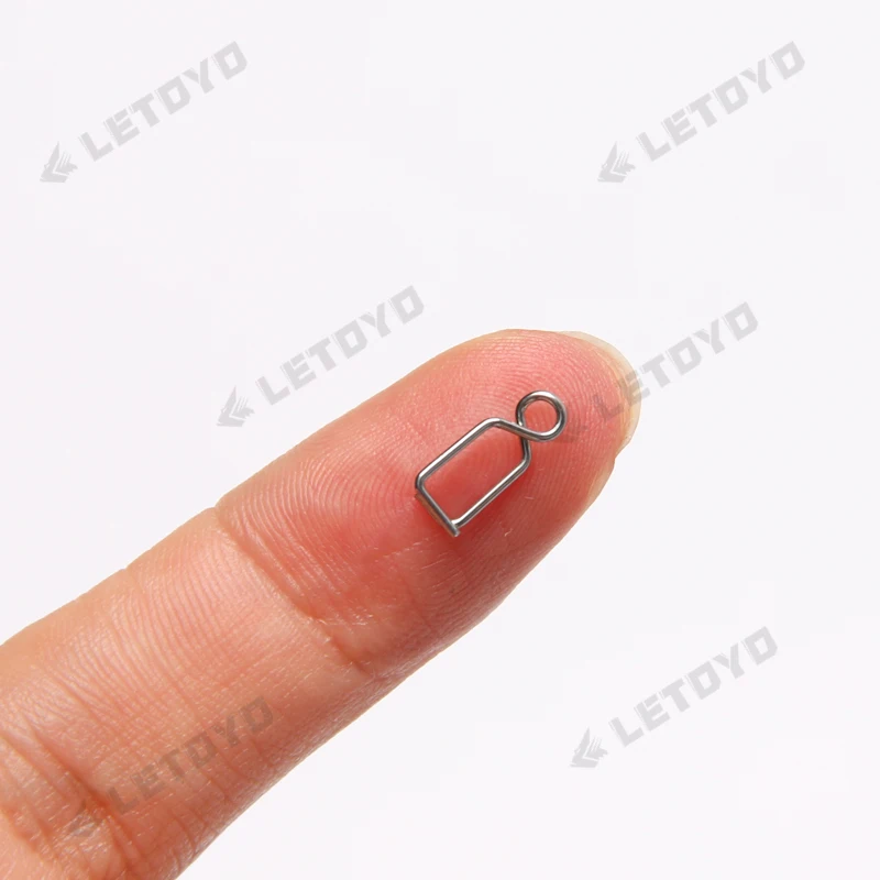 LETOYO 15piezas Plantilla de calamar para pesca Clips de bloqueo rápido, cebo para Webfoot, pulpo, sepia, artículos de pesca - imagen 4