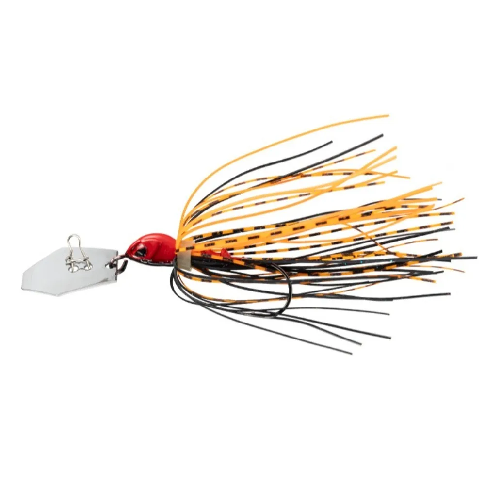 Chatterbait de silicona con borlas para lubina, lucio y lucioperca