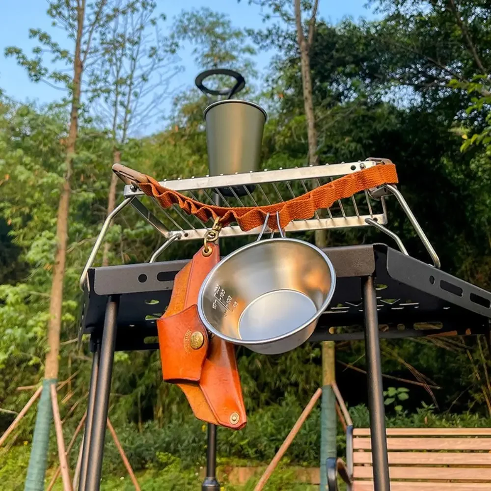 Correa de almacenamiento multiusos para acampada, cuerda colgante suave y duradera para acampar, tienda portátil resistente al desgaste, tendedero para acampar al aire libre - imagen 5