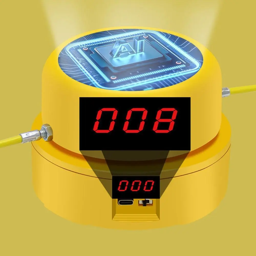 Máquina de saltar de cuerda eléctrica con contador Digital, entrenamiento con Control remoto, cuerda de saltar automática, velocidad ajustable, carga USB - imagen 5