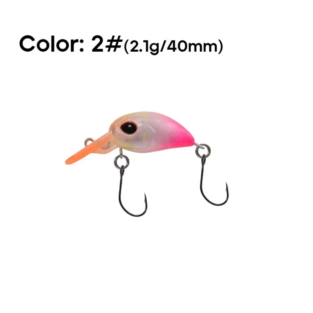 2025 40mm2.1g señuelo de pesca de hundimiento lento ojos 3D VIB Minnow señuelo Minnow Wobbler cebo de pesca de lubina aparejos de pesca - imagen 3