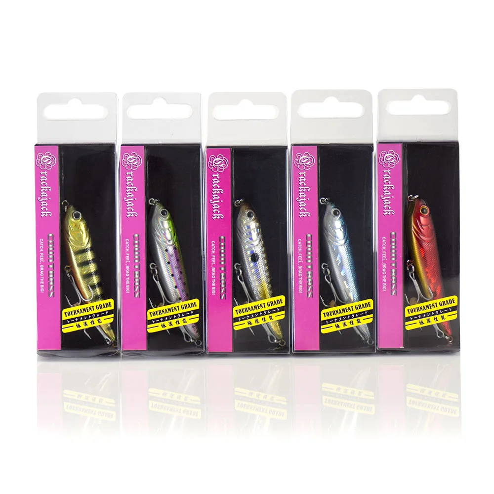 Señuelos de pesca con lápiz Countbass, 70mm, 2-3/4 ", 5,8g, 13/64 oz., 100mm, 4 ", 16,8g, 19/32 oz, cebos duros de superficie, enchufe Wobblers - imagen 5