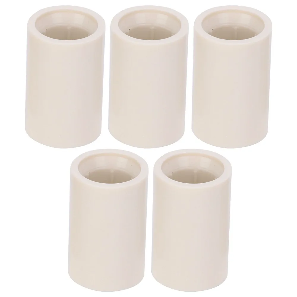40 Uds casquillos para tacos de billar de fibra blanca 1IN 0.8IN casquillos para tacos de billar 0.5IN 12mm de diámetro exterior casquillos para tacos