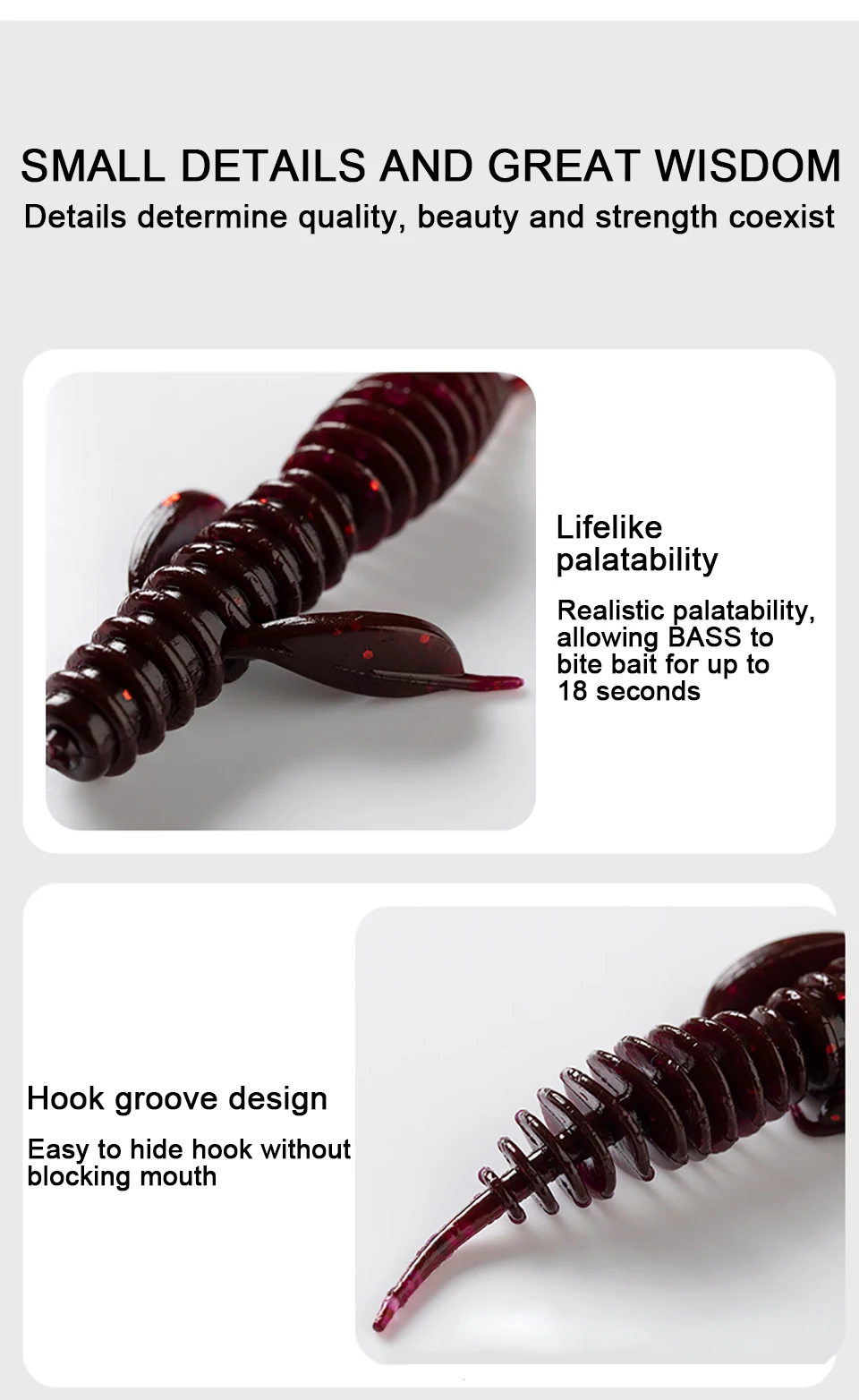 Experimente el arte de la pesca con nuestro cebo realista diseñado para un rendimiento realista y duradero