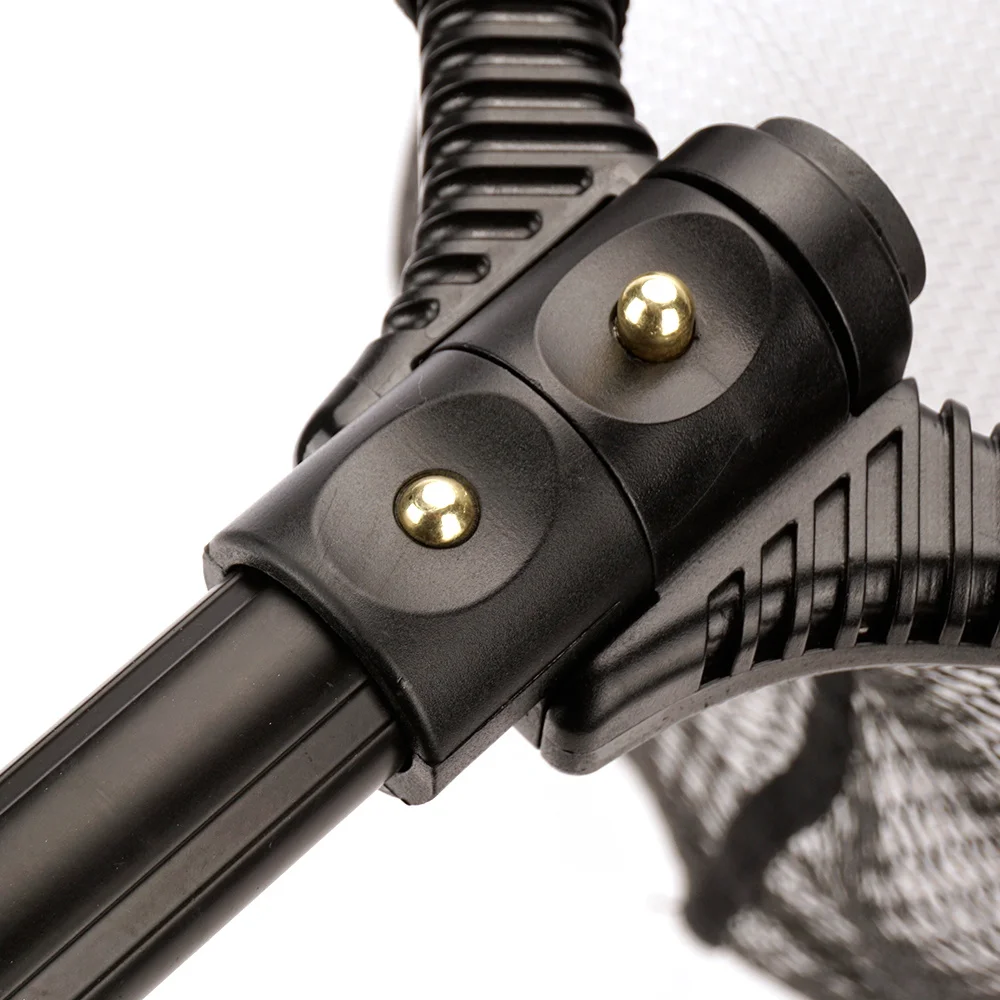 Hirisi Red de aterrizaje de pesca telescópica Red de brail plegable y liviana para atrapar y liberar la red de cuchara - imagen 3