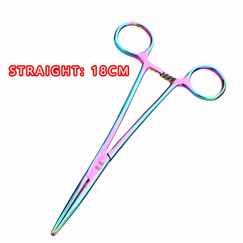 Alicates de pesca inoxidables con pinzas hemostáticas y extractor de anzuelos - imagen 2