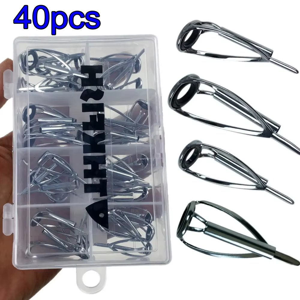 THKFISH Kit reparación puntas caña pescar varios tamaños