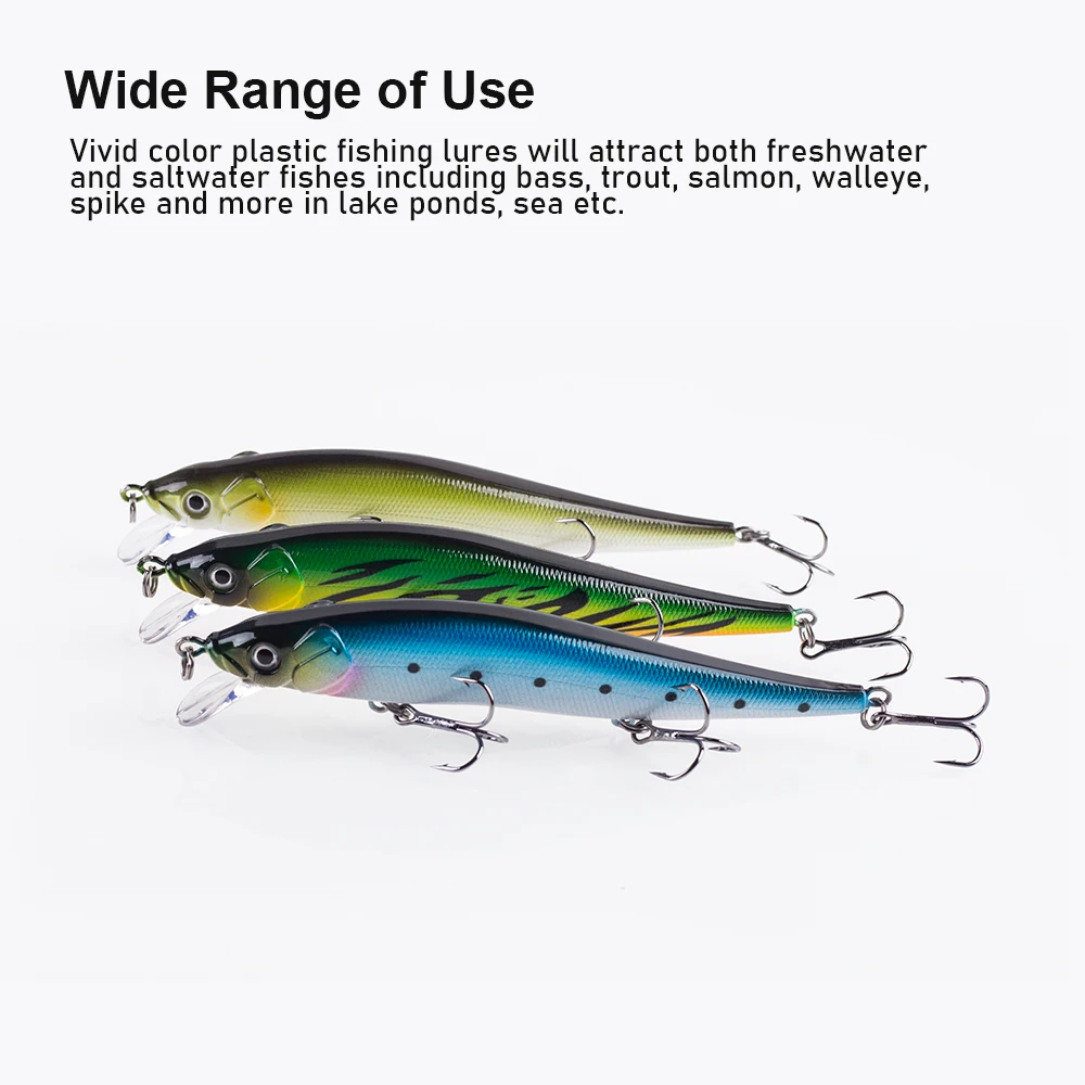 Hanlin Swimbait Flotante Lápiz – Señuelo Realista para Lubina y Lucio - imagen 2