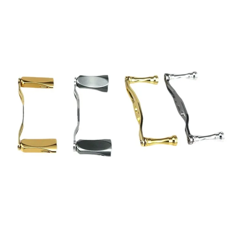 Carrete de pesca DIY, modificación de 85MM, mango de doble agarre de Metal para S/D/A, carrete de Baitcasting, carrete de tambor, piezas de repuesto de pesca - imagen 5