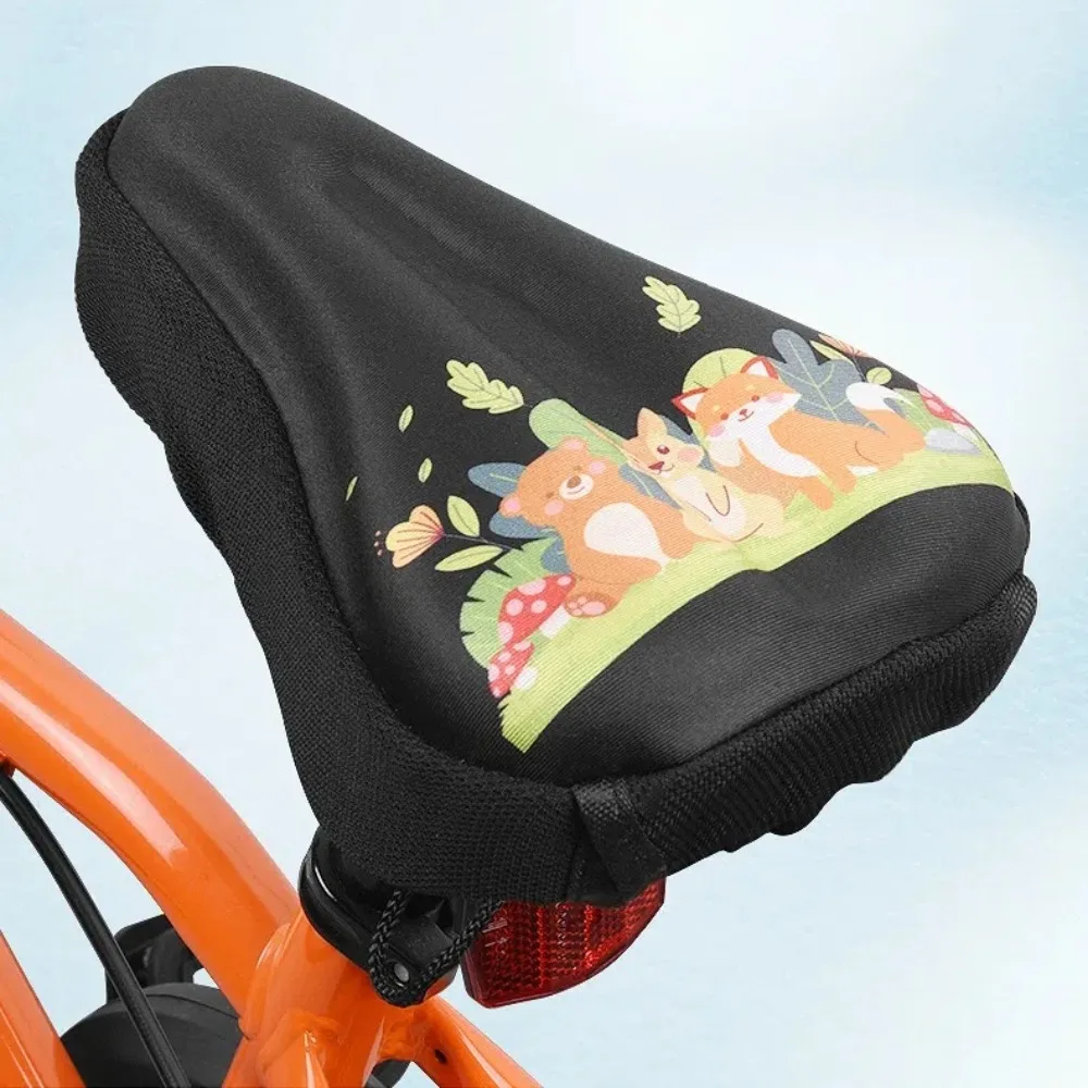 Espumas viscoelástica para asientos de bicicleta para niños, cojines gruesos y transpirables, Protector antideslizante para asientos de bicicleta, cojines para bicicleta para niños - imagen 3