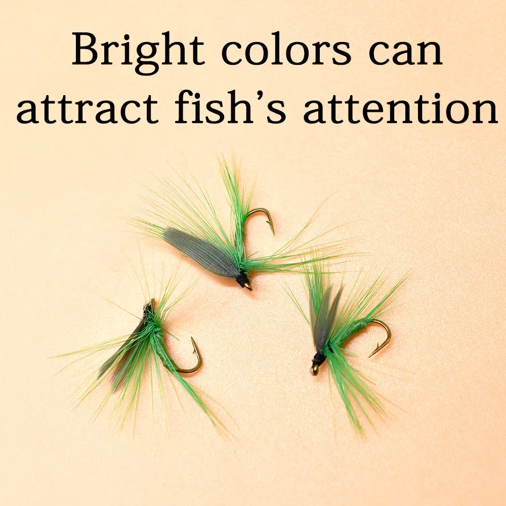 MNFT-Cebo Artificial de pesca, 10 piezas, 16 - imagen 3