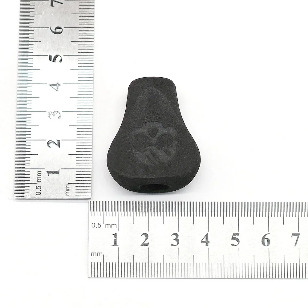 MNFT-mango de carrete giratorio de pesca, cubierta antideslizante, ligero, con patrón de calavera, cubierta de perilla basculante, 1 Uds. - imagen 3