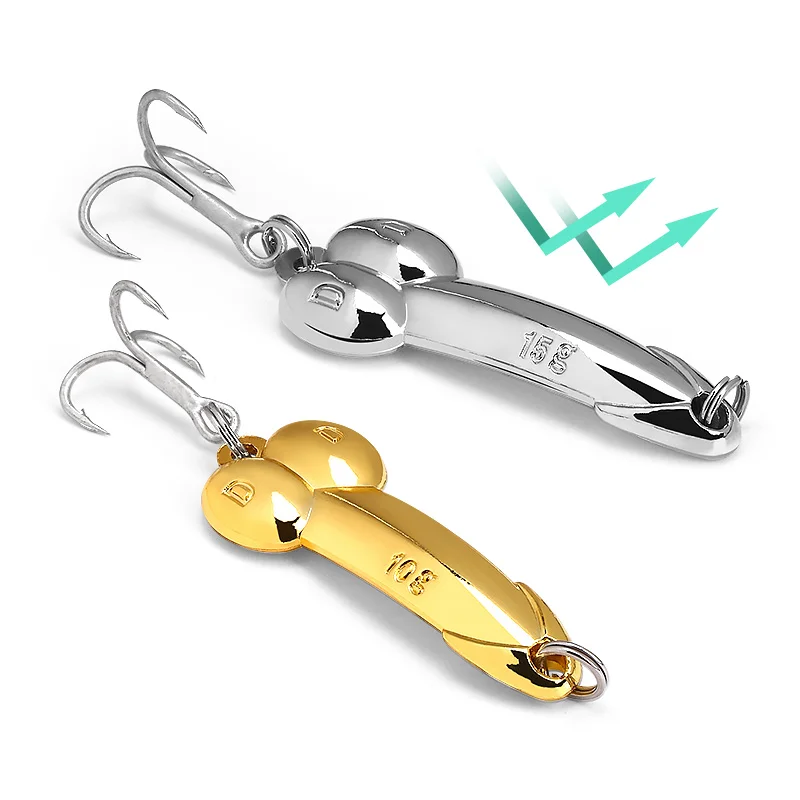WEIHE cucharas de pesca con anzuelos triples – set para spinning - imagen 2
