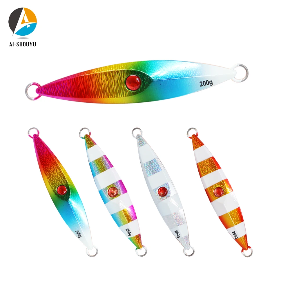 Cuchara slow jigging AI-SHOUYU Matel – Señuelo de plomo para lubina