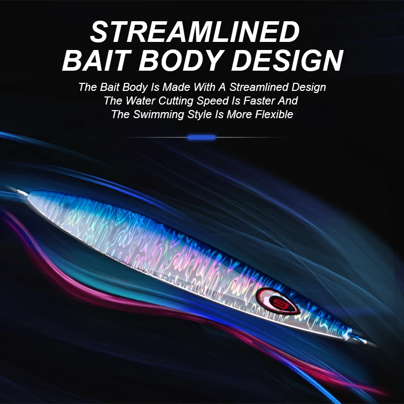 TEASER-señuelo J26 de hundimiento lento, cebo Artificial de 270g, 350g, 450g, cuchara de fundición de Metal, aparejos de pesca en el mar - imagen 4