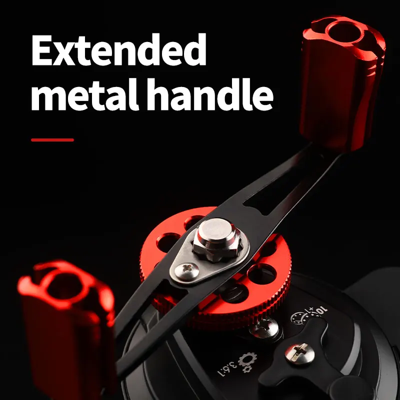 LINNHUE-carrete de pesca con mosca, pantalla Digital, en línea, 3,6: 1, equipo electrónico - imagen 5