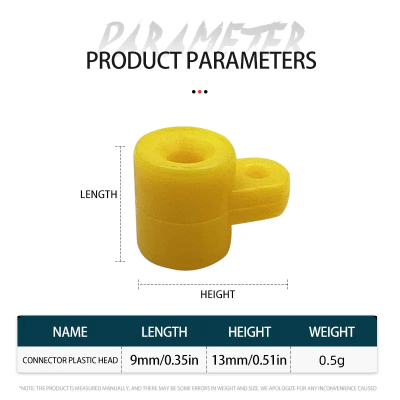 Señuelo de pesca de alta resistencia, localizador deslizante, broches de bloqueo Duo, conector, accesorios de pesca con cabeza de plástico, 30 piezas - imagen 5