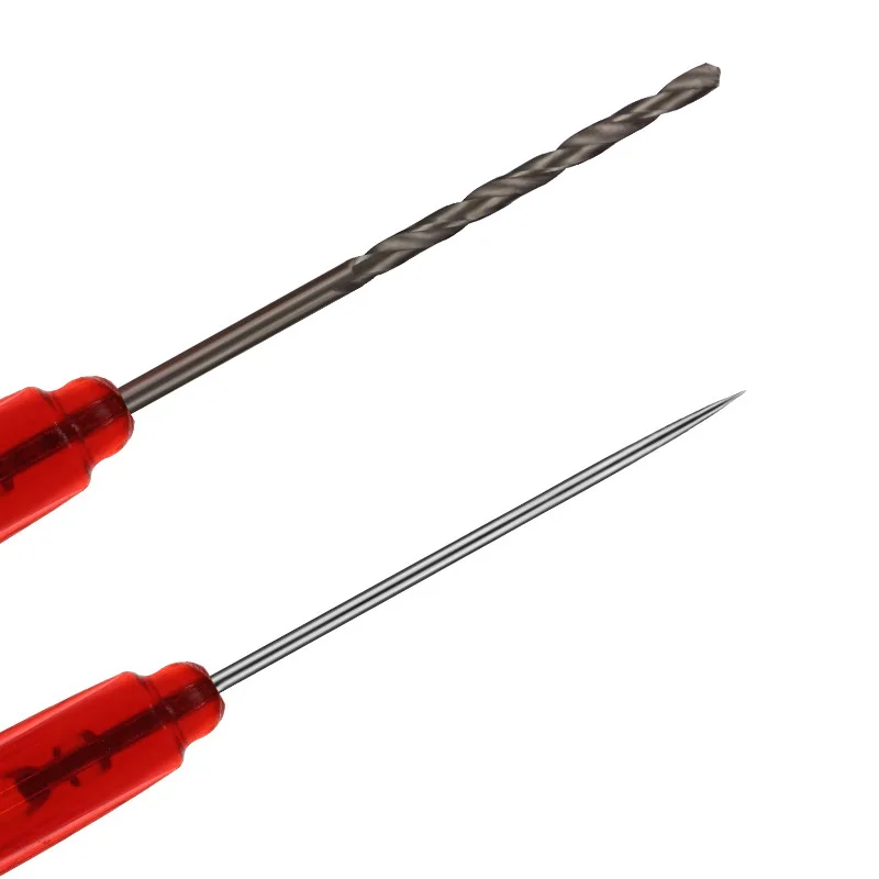 Juego de ganchillo para línea de pesca, aguja de anzuelo, gancho de tracción, taladro de perforación, herramienta de pesca, 3 piezas - imagen 5