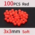 100pcs Red 3mm