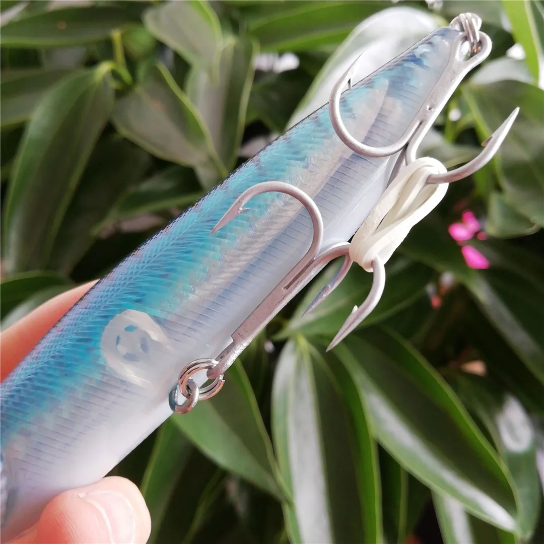 Noeby-Señuelos de Pesca de lápiz flotante, 115mm, 25,5g, Stickbait, superficie Topwater, Walk The Dog, cebos duros Wobblers para lubina y Lucio - imagen 5