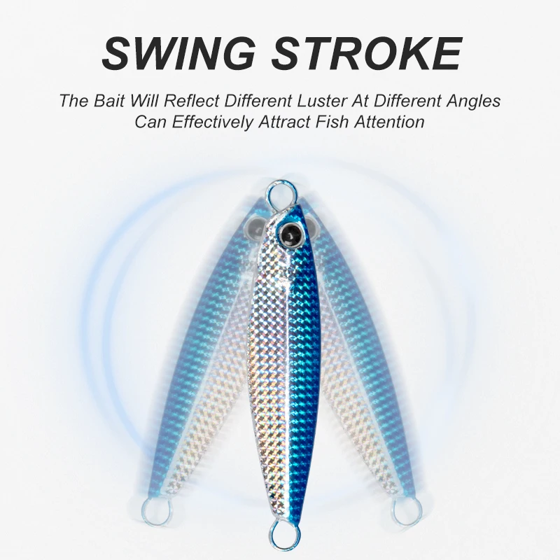 OBSESSION-Cebo J102 para pesca en agua salada, señuelo de Metal UV con revestimiento láser, 7g, 10g, 15g, 20g, 25g, 30g, 40g - imagen 5