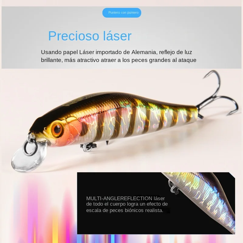BEARKING 9cm 10g equipo de pesca caliente Shone SP señuelos manivela de pececillo, sistema de peso magnético de tungsteno cebo wobbler isca artificial - imagen 5