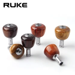 Daiwa/Shimano – Perilla para carrete en madera de sándalo rojo