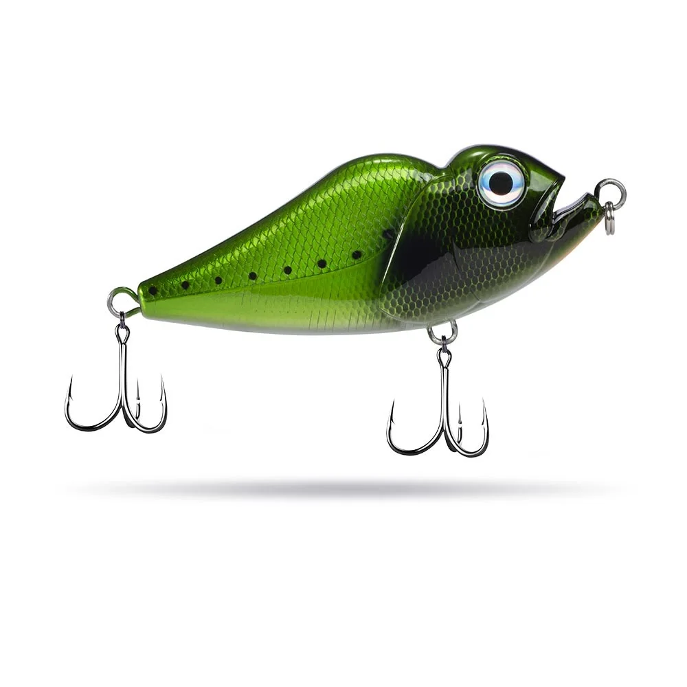Wobbler sin labios Twitchbait Vib para pesca de mar - imagen 5