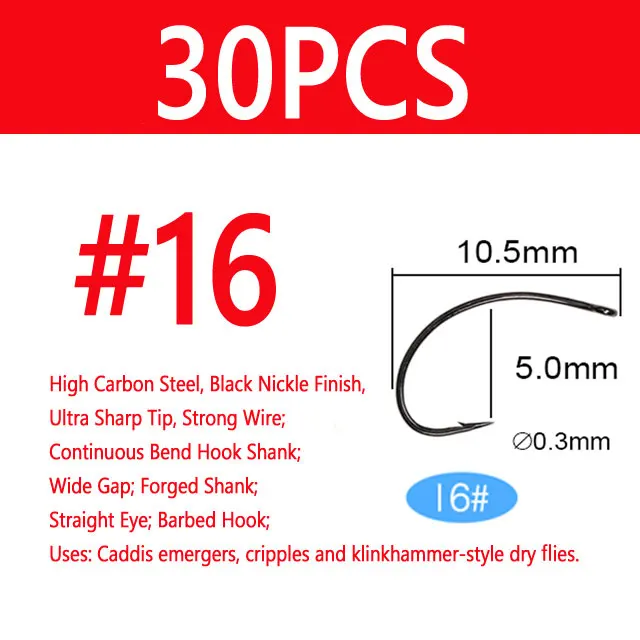 30pcs size 16