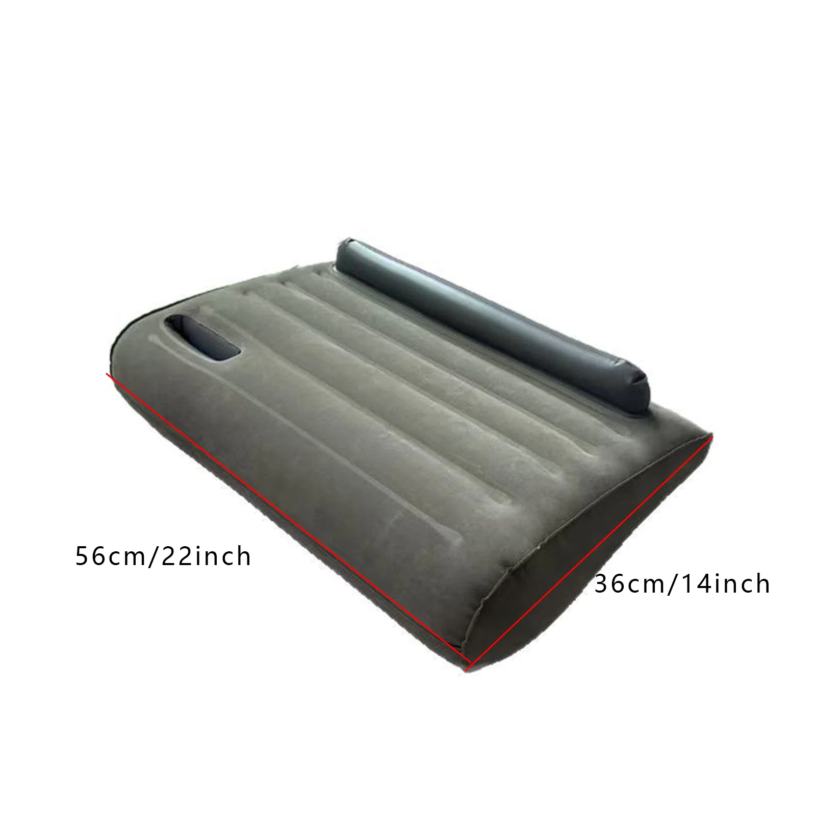 Almohada inflable con bomba integrada para camping, viajes y oficina - imagen 2