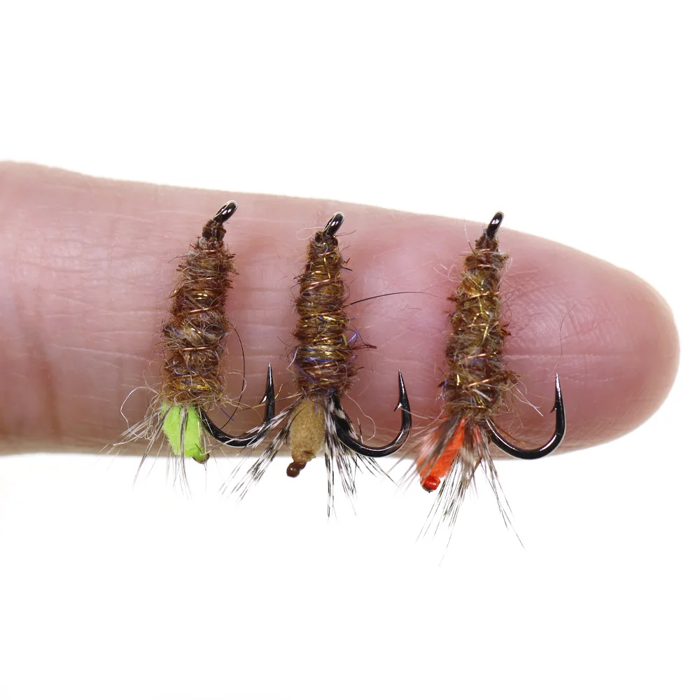 Wifreo Ninfa Jig Peeping Caddis – Hundimiento rápido trucha lubina - imagen 5