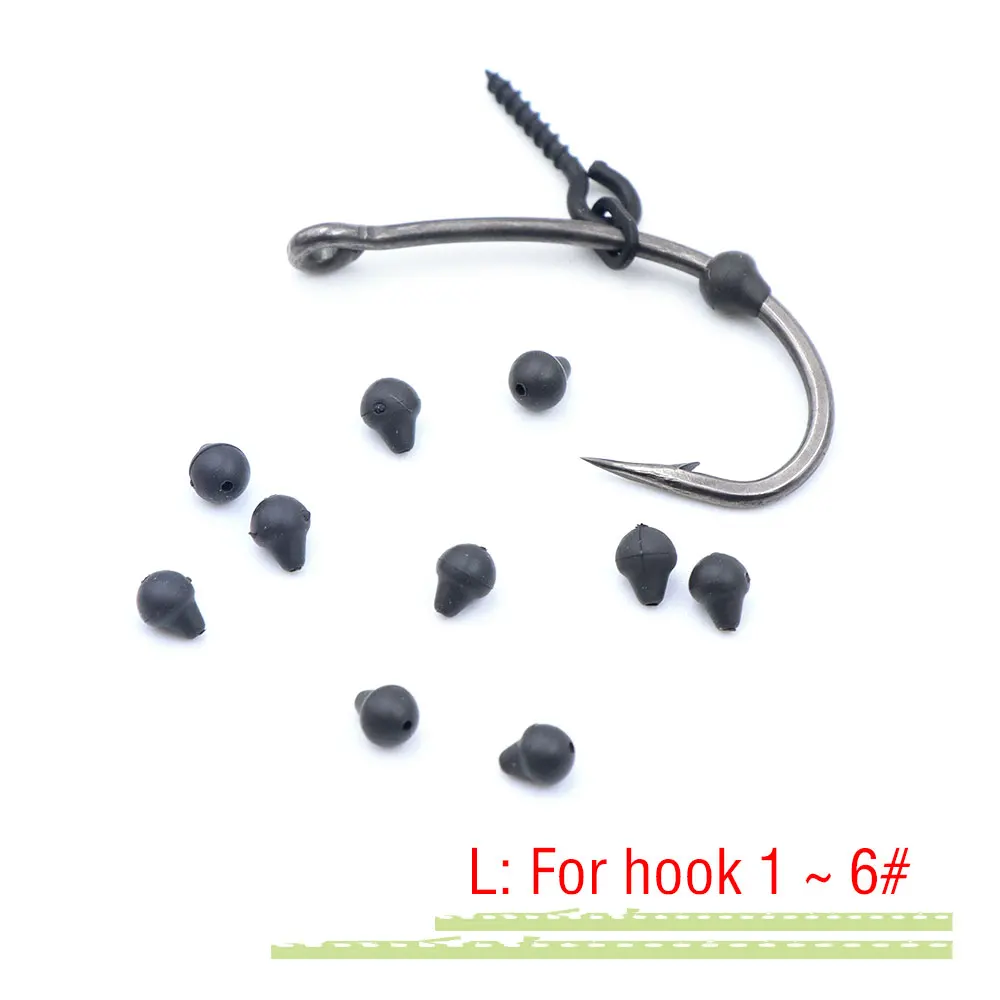 10 Uds. De cuentas de anzuelo de pesca de tungsteno, aparejo de pelo Ronnie, tapones de pesca, método alimentador, anzuelo, cebo, tornillo, cuentas de parada para aparejos de carpa - imagen 5