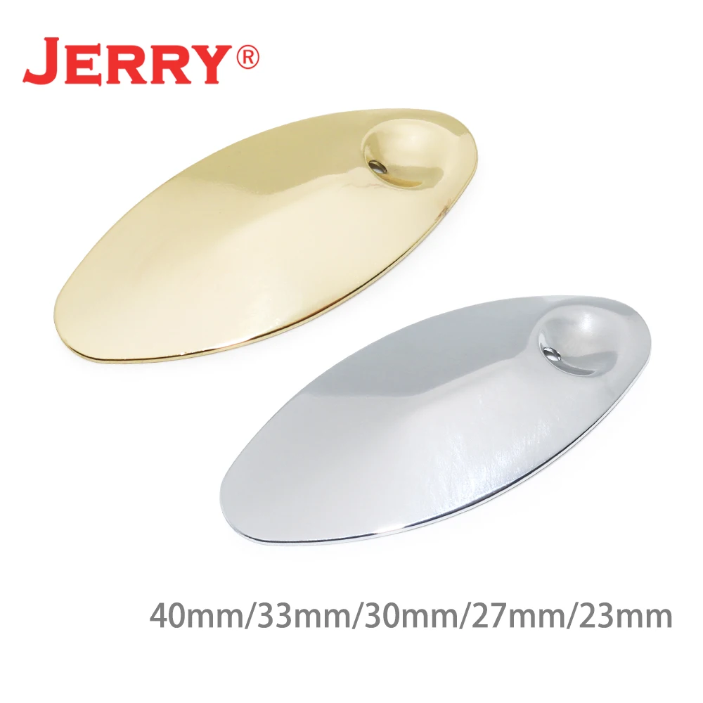 Jerry 인라인 스피너 블레이드 황동 금속 낚시 스푼 루어 스피닝 미끼 액세서리 - imagen 2