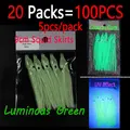 20 Packs lumo green
