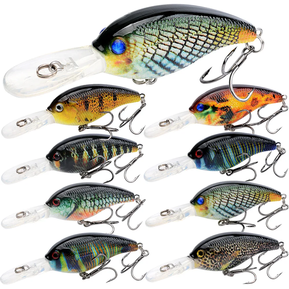 Señuelo crankbait wobbler minnow para curricán de lucio