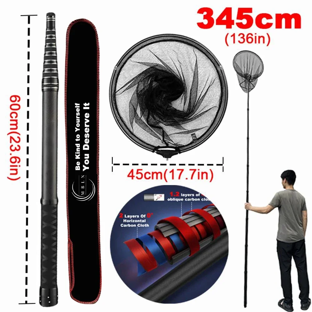 3m rod 0.45m net