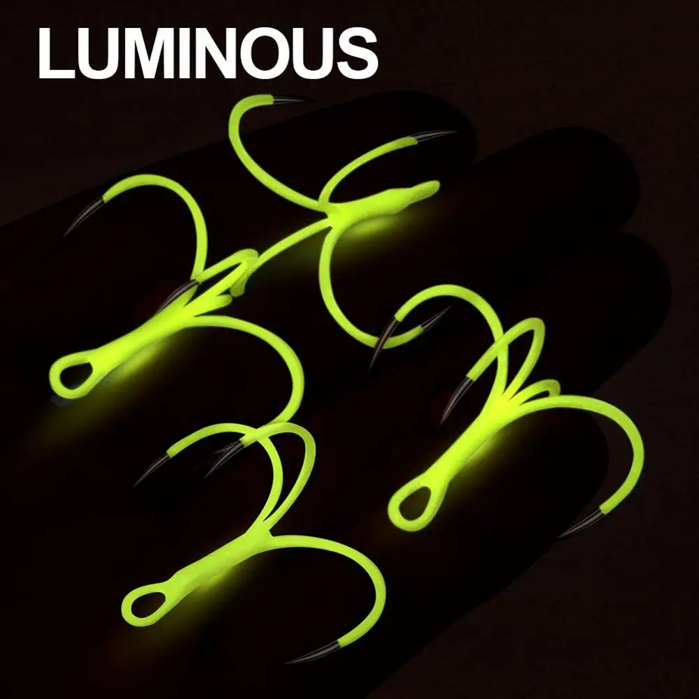 Ganchos de anclaje reforzados cuádruples luminosos, 10 piezas, acero inoxidable, cuatro garras luminosas, fuerza estándar, 16 #/18 #, envío directo - imagen 3