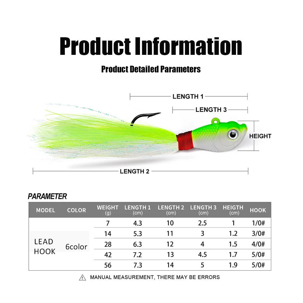THORFORCE-Cebo duro de Metal, placa de hierro pequeña sumergida de tiro largo, VIB con gancho de pluma, este gancho chaotiano para el pelo - imagen 2