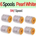 6Spools Pearl White